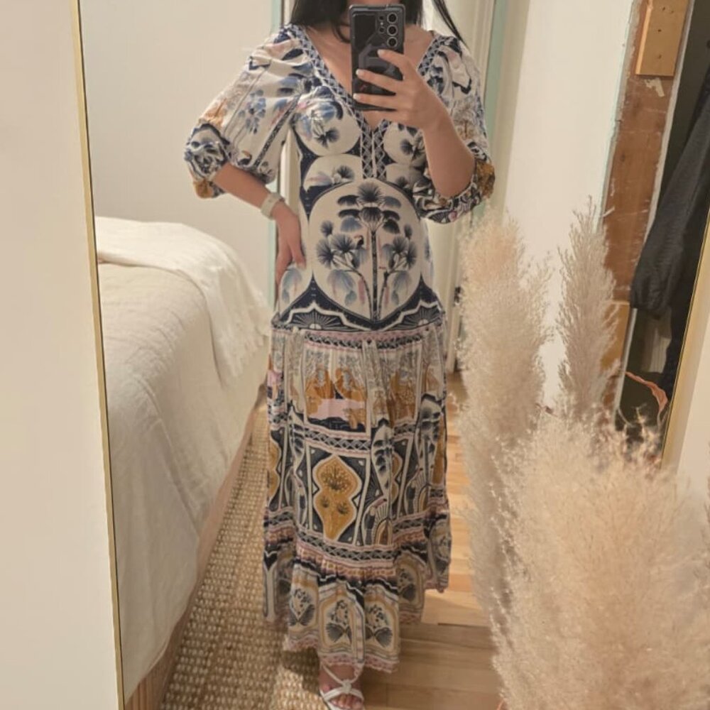 FARM Rio floral maxi dress